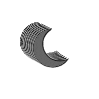 Night Moon Sticker
