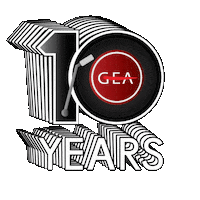 10Yeargea Sticker by GEA - GRAMMO, ERATO, APOLLON