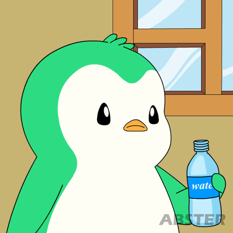 Scared Penguin GIF by Abster