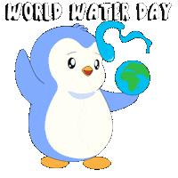 Blue Planet Water Sticker by Pudgy Penguins