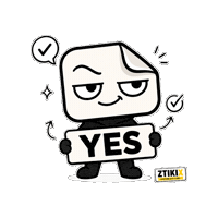 ztikix yes agree approved correct Sticker