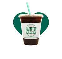 Iced Coffee Hamptons Sticker by HamptonCoffeeCompany