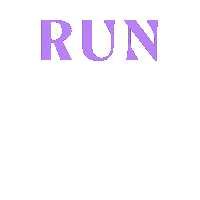 Run Run Run Running Sticker by CLAVVS
