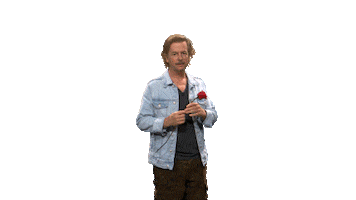 David Spade Rose Sticker by Lights Out with David Spade