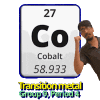 Co Cobalt Sticker