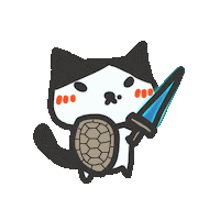 Cat Sticker by yomoyeah