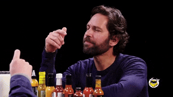 Paul Rudd Hot Ones GIF by First We Feast
