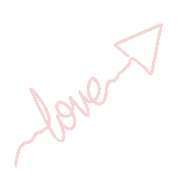 Arrow Love Sticker