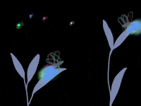 Night Sky Firefly GIF by Barbara Pozzi