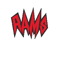 duesseldorframs rams duesseldorf duesseldorframs Sticker