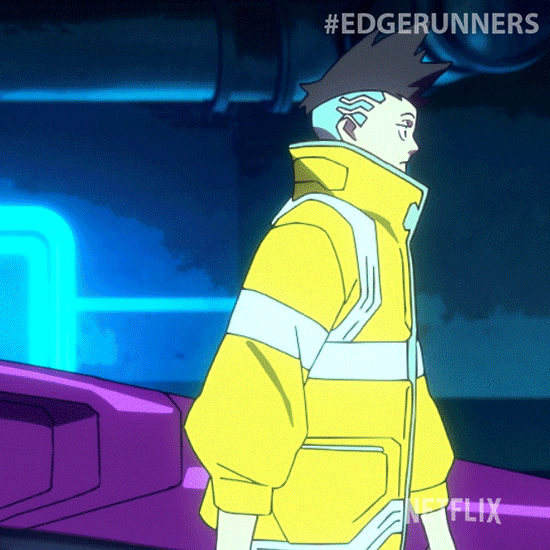 Shocked Netflix GIF by Cyberpunk: Edgerunners
