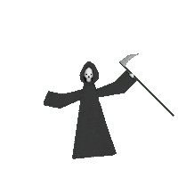 Grim Reaper Lol Sticker by leanne rule