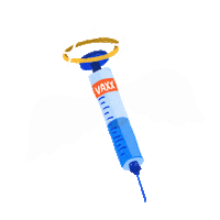 Angel Virus Sticker by Art and Fact