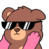 Face Sunglasses Sticker by BEARISH