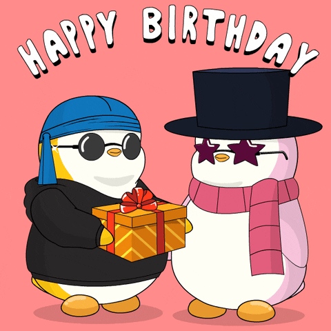 Birthday Surprise GIF by Pudgy Penguins