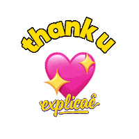 Thanks Thank You Sticker by Explicae
