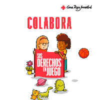 cruzrojajuventud christmas play navidad children Sticker