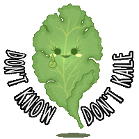 Vegan I Dont Know Sticker by isobelleDB