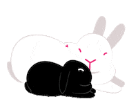 Happy Love You Sticker by rabbitomart