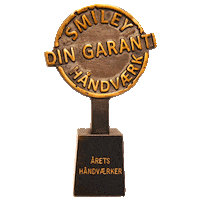 anmeldhaandvaerker statue pokal statuette håndværker Sticker
