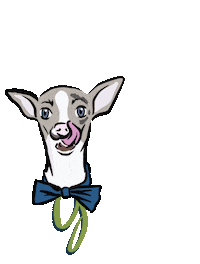 RensPets yum yummm dog lick dog drool Sticker