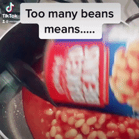 Too many beans means……