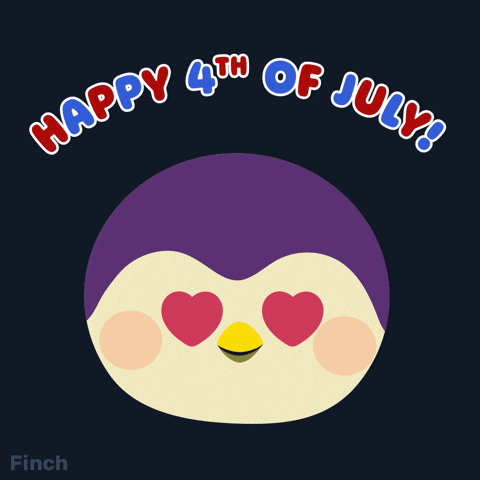 Independence Day Celebration GIF by Finch Care