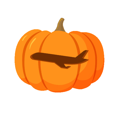 hkairlines halloween pumpkin happy halloween hong kong Sticker
