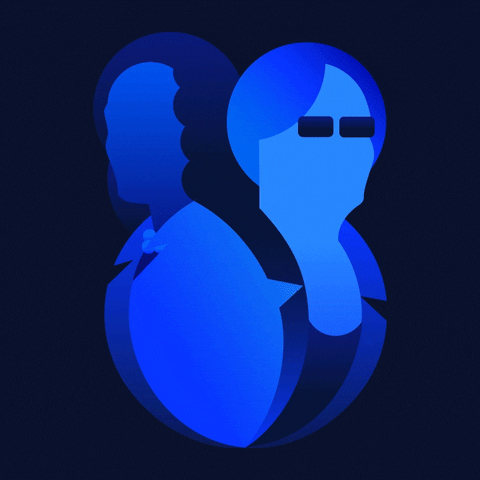 dominodecoco giphyupload blue woman women GIF