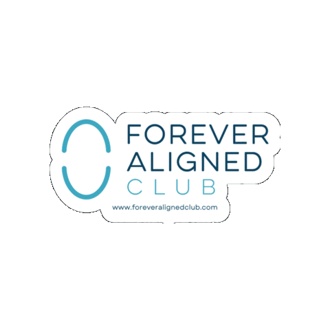 Orthodontist Aligners Sticker by Forever Aligned Club