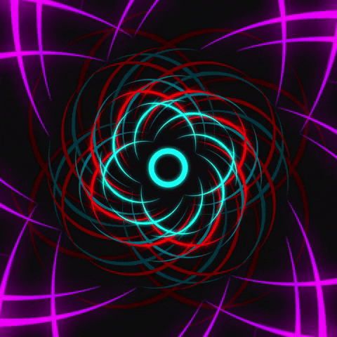 juliaelisasb flower motion flor psicodelico GIF