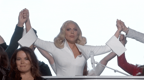 Lady Gaga Oscars GIF by The Academy Awards