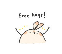 Free Hugs Hug Sticker by scrubby