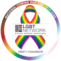 lgbtnetwork pride lgbt ncod rep the rainbow Sticker