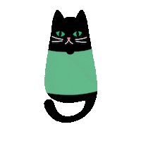 ontis cat cats kitty meow Sticker