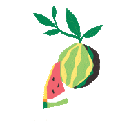 Yes Please Watermelon Sticker by leahitsines
