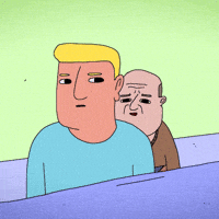Aanenmatig animatie tekenfilm grappig oor GIF