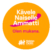 naistenpankki vapaaehtoistyö kna naistenpankki womensbank Sticker