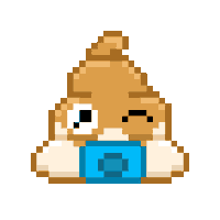 Art Shitting Sticker by Poopies.io