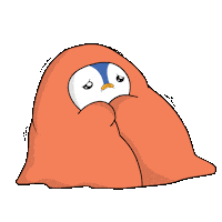 Scared Horror Sticker by Pudgy Penguins