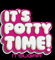 Poop Potty Time GIF by IT'SUGAR