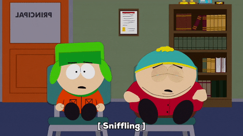 eric cartman crying GIF by South Park 
