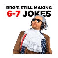 6 7 Number Meme Sticker