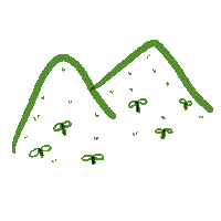 SEOINU mountain hiking outdoor Sprout Sticker