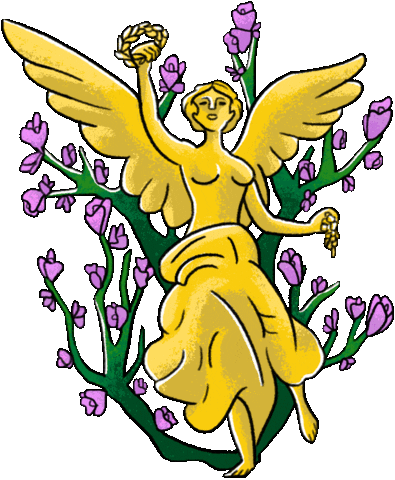 Viva Mexico Flowers Sticker by David Muniz