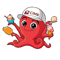 Ice Cream Dessert Sticker by CIMB Bank