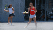 tennisinnovators tennis girl power ballin jump rope GIF