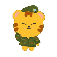 Kwon Soon Young Tiger Sticker