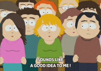 crowd talking GIF by South Park 