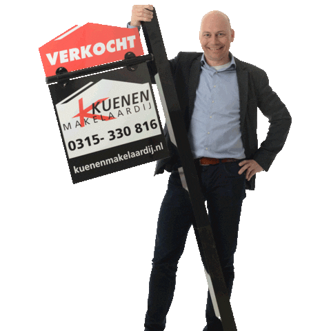 KuenenMakelaardij giphyupload makelaar bas verkocht Sticker